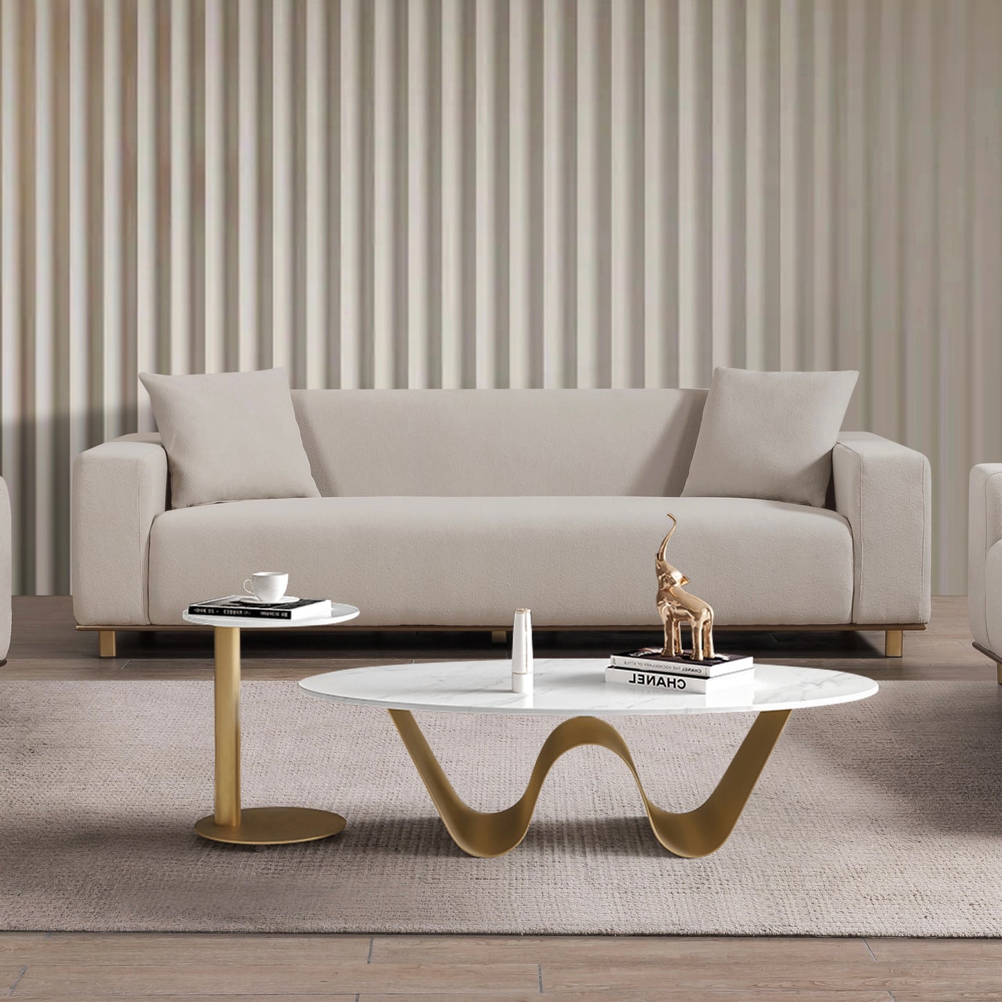 Armonia Sofa Set - Light Beige