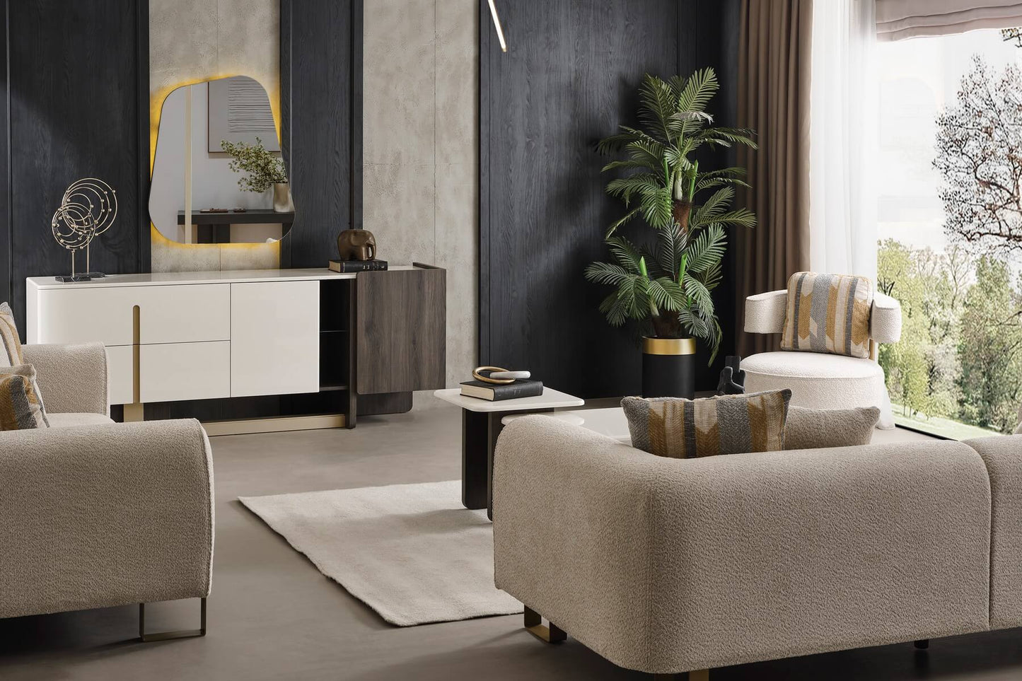 Buy Pedro Sofa Set in White -  Comfy Sofa Set