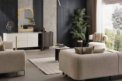 Buy Pedro Sofa Set in White -  Comfy Sofa Set