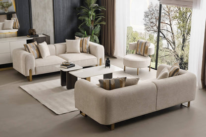 Buy Pedro Sofa Set in White -  Comfy Sofa Set