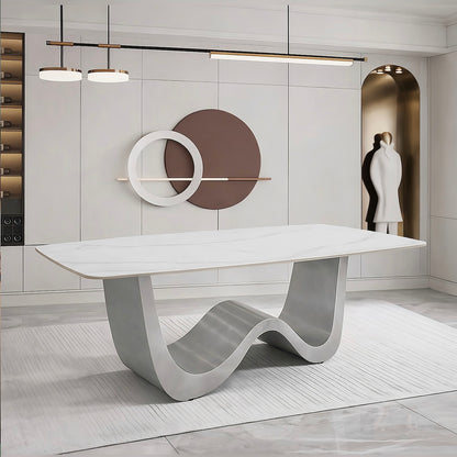 Bogetta Dining Table - Silver