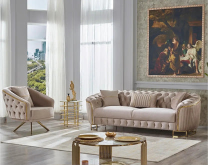 Turkish Galata Sofa - Beige