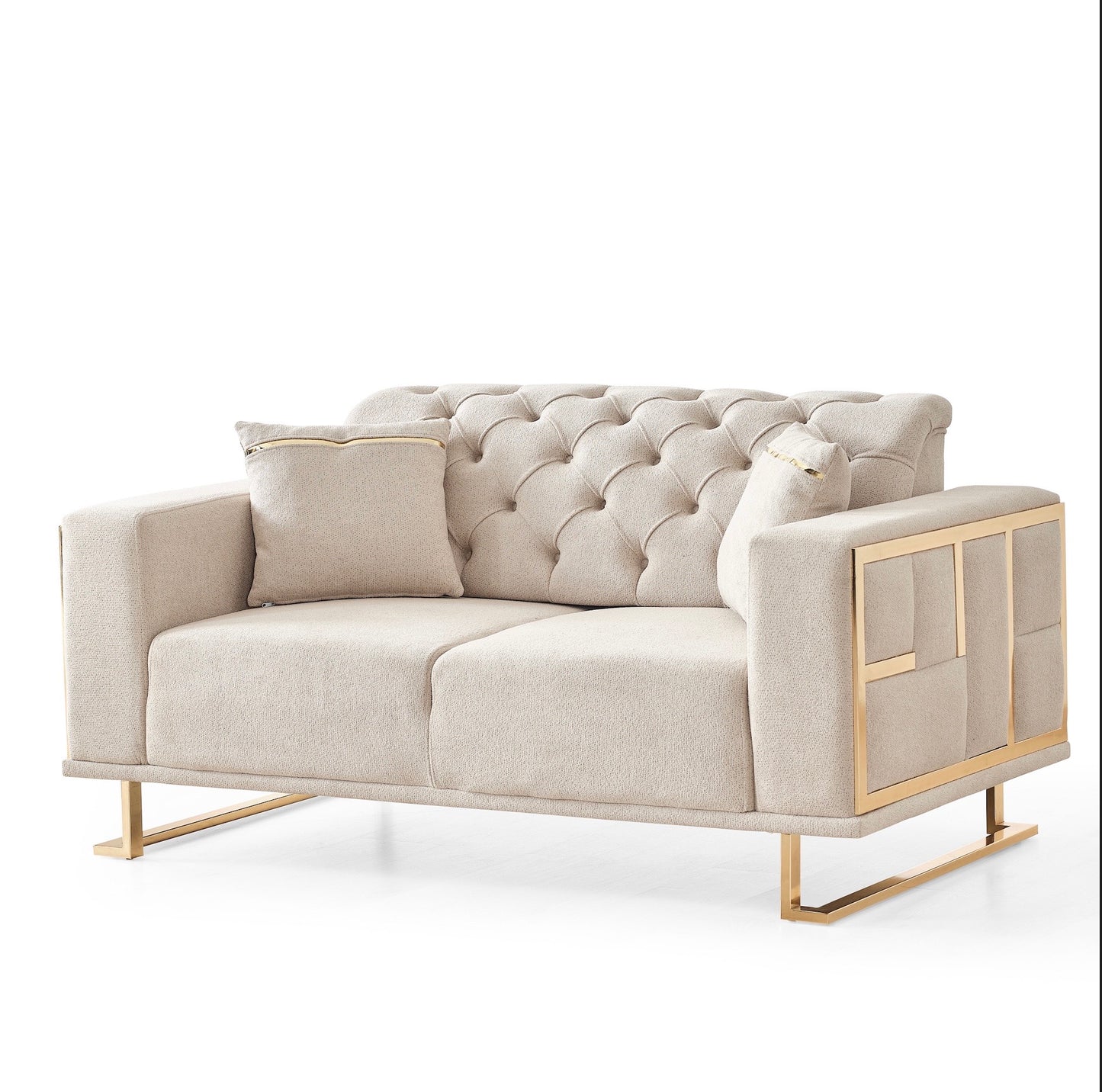 Puzzle Sofa Set - Light Cream