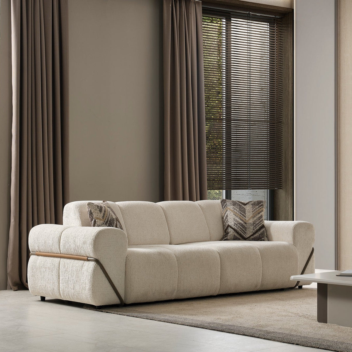 Turkish Zen Sofa - White