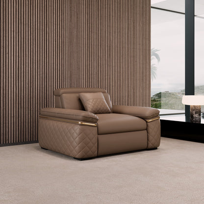 Celia Leather Theater Sofa