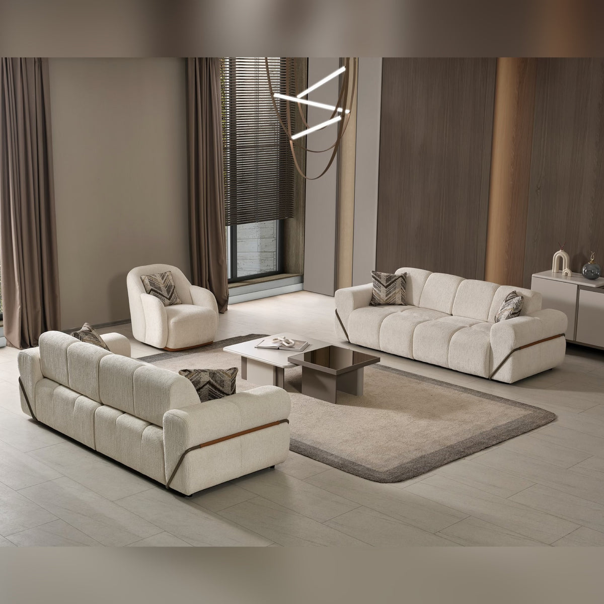 Turkish Zen Sofa - White