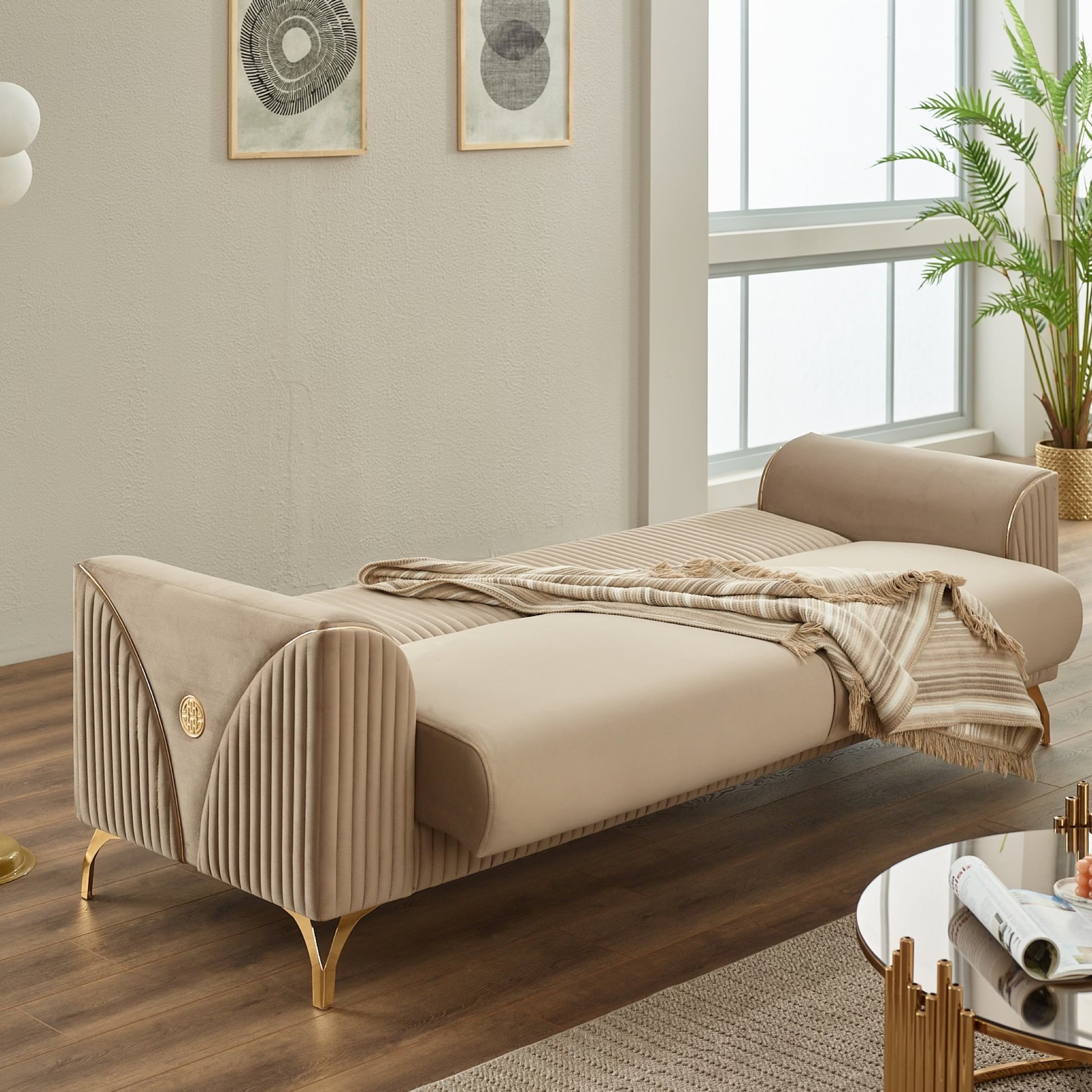 Turkish Urla Sofa - Beige