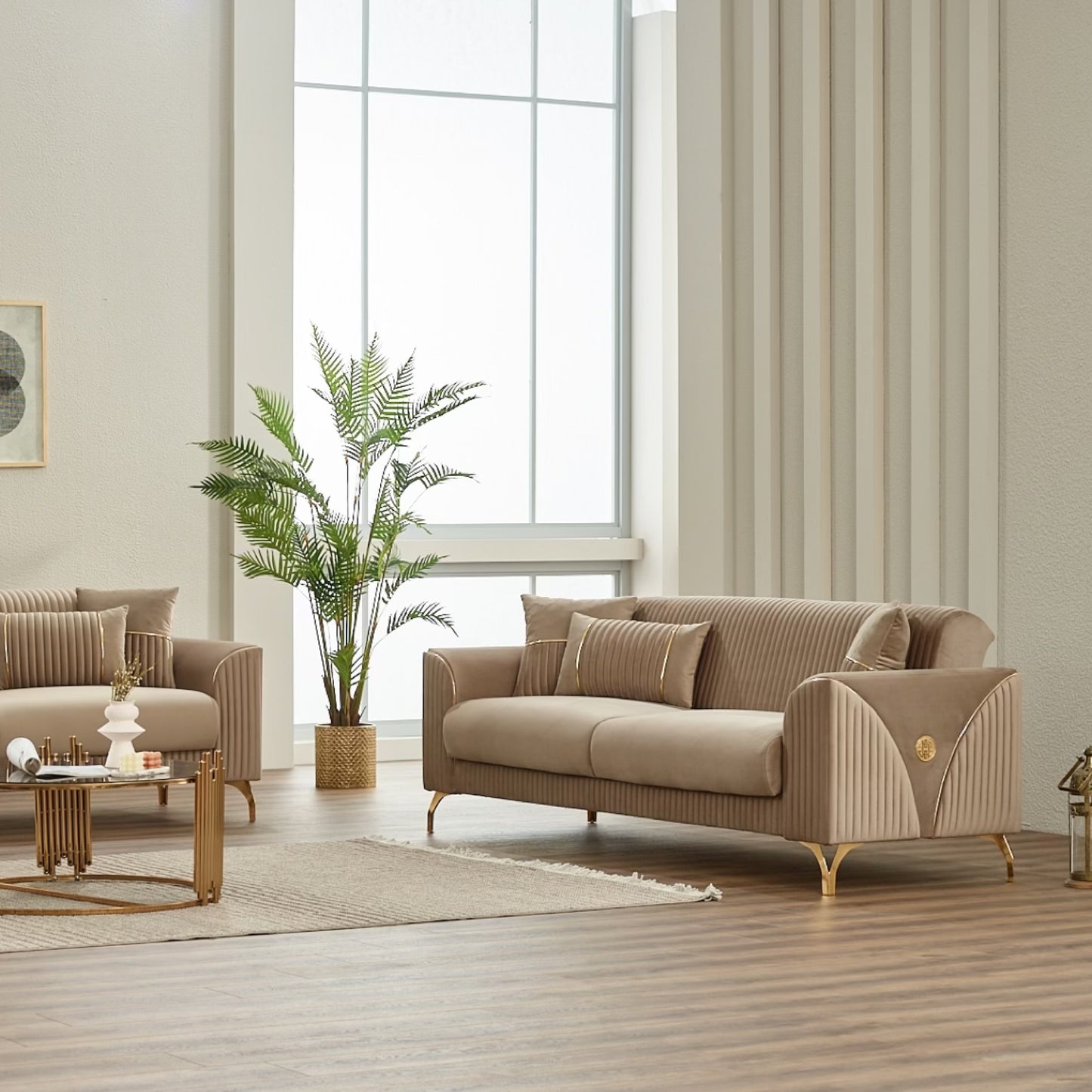Turkish Urla Sofa - Beige
