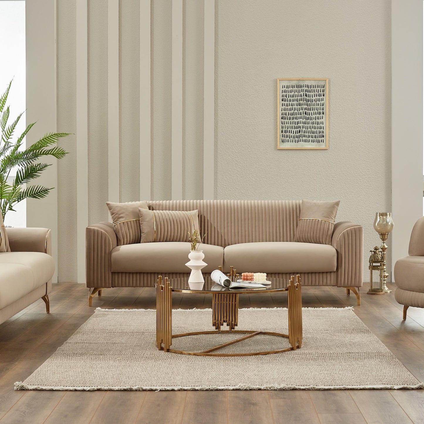 Turkish Urla Sofa - Beige