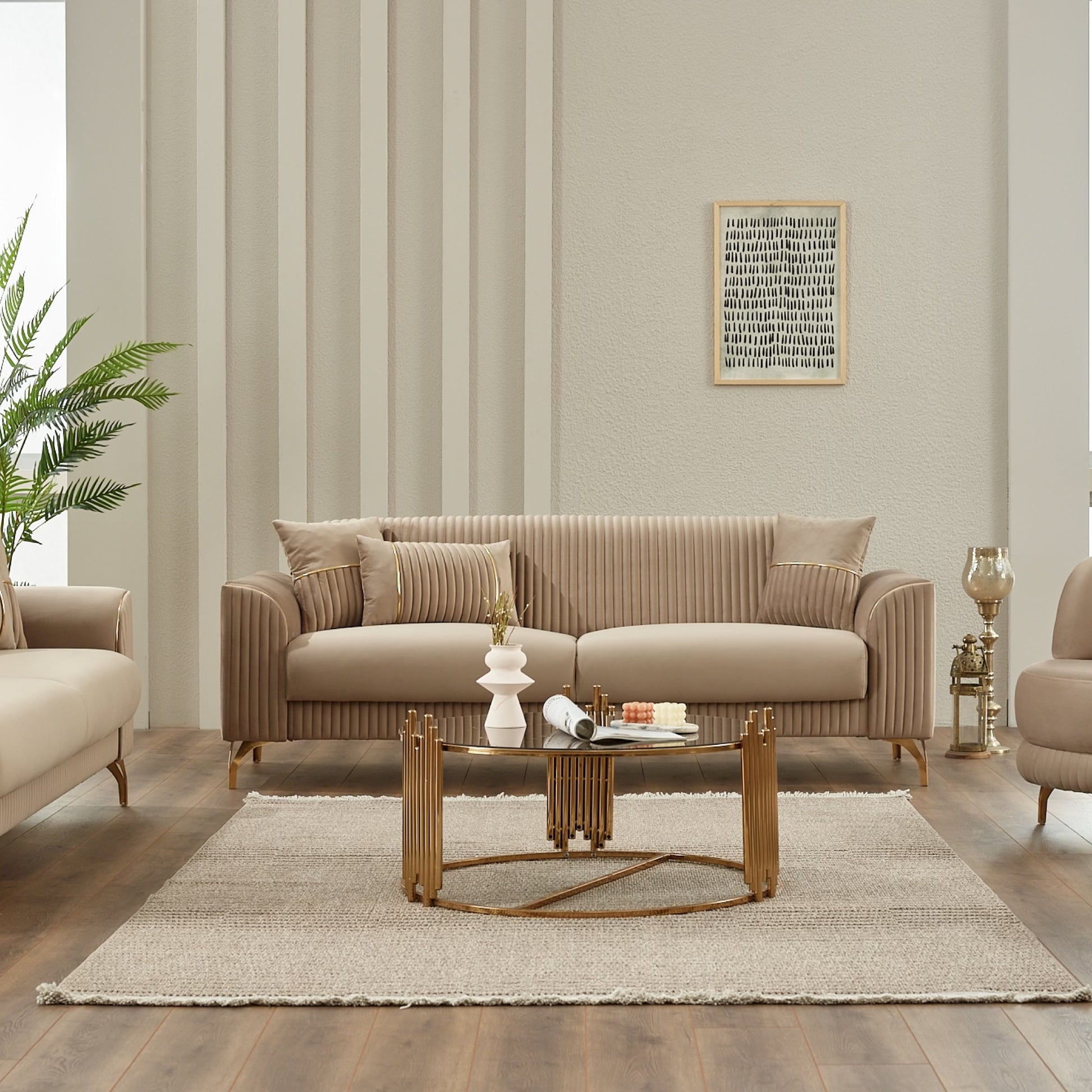 Turkish Urla Sofa - Beige