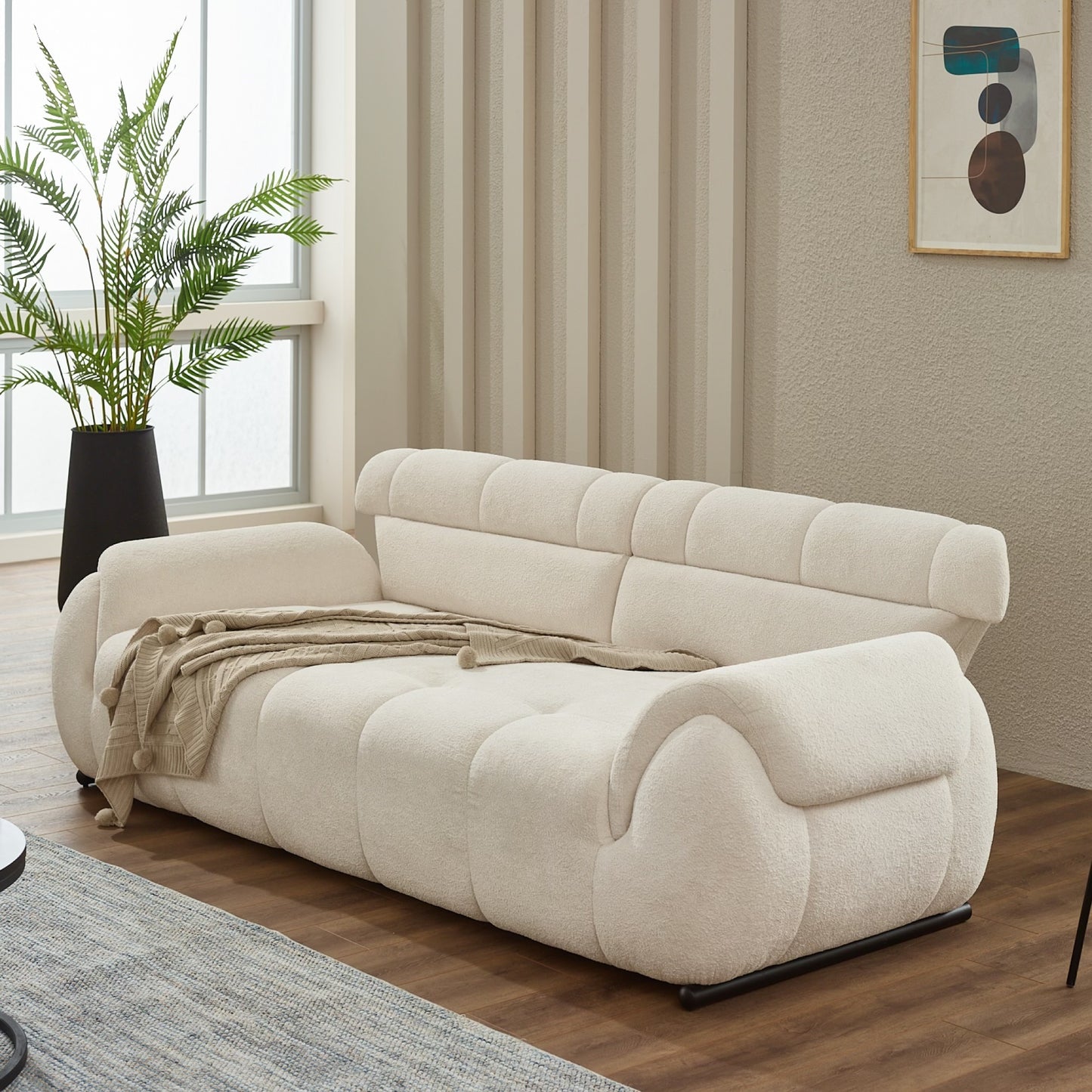 Turkish Genova Sofa - Off White