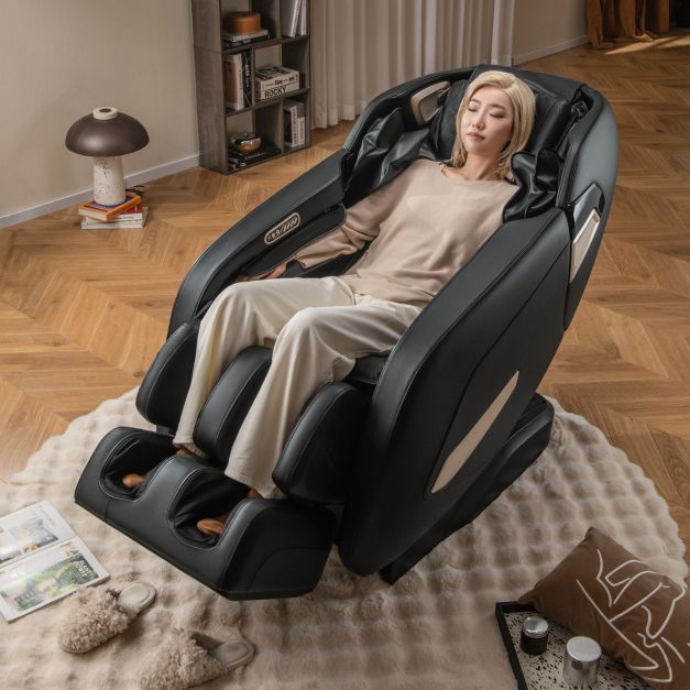 Zero Gravity Shiatsu SL Track Full Body Massage Chair with Airbags