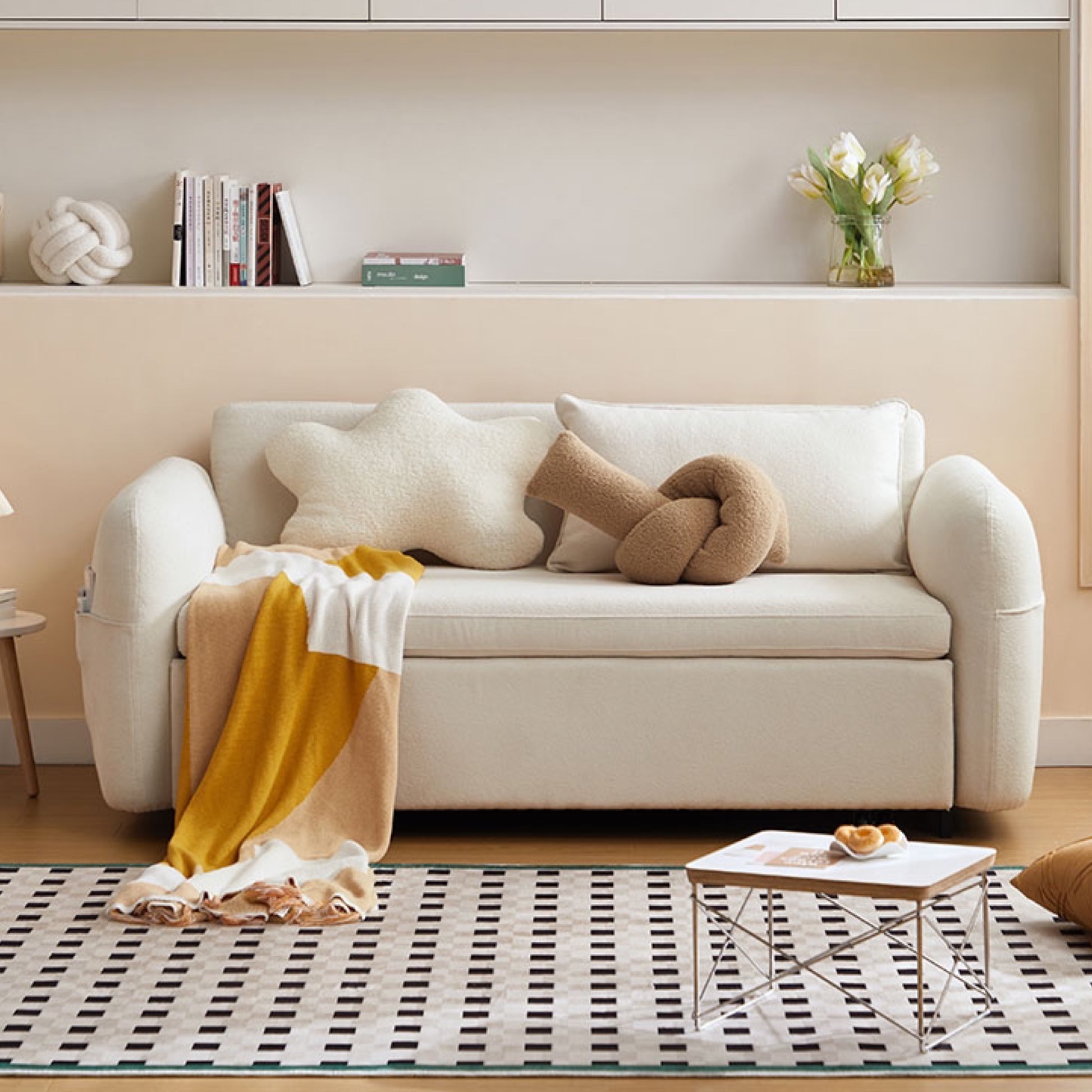Furniture-sofa-sofa bed-comfort-cushions-pillow-cover-throw blankets-coffee tea