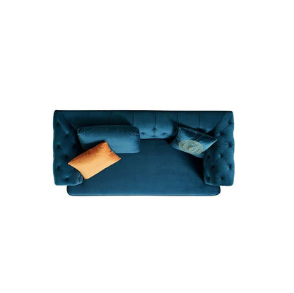Cosmic sofa with ottoman– Dark Blue
